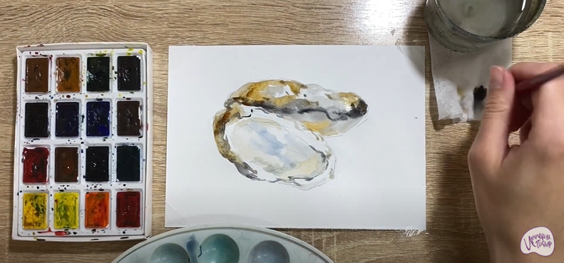 Рисуем Устрица