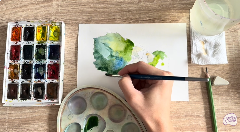 Рисуем Лещина