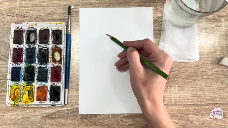 Рисуем Колпак кольчатый