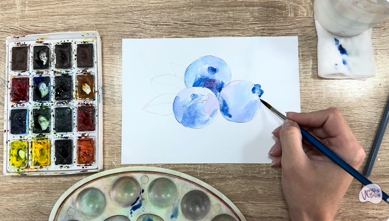 Рисуем Голубика