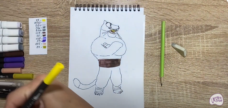 Рисуем Тай Лунг