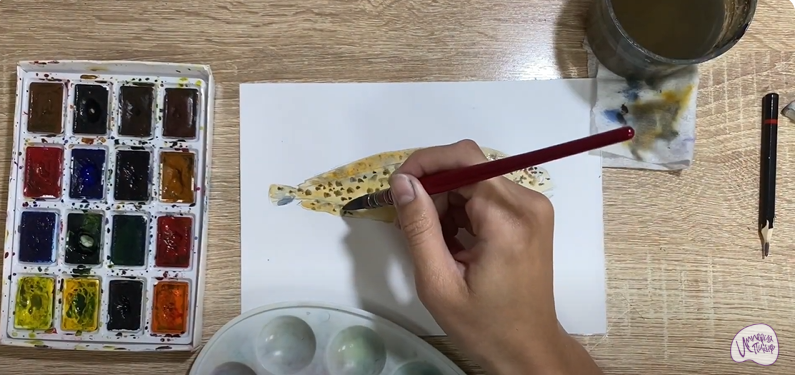 Рисуем Зубатка пёстрая