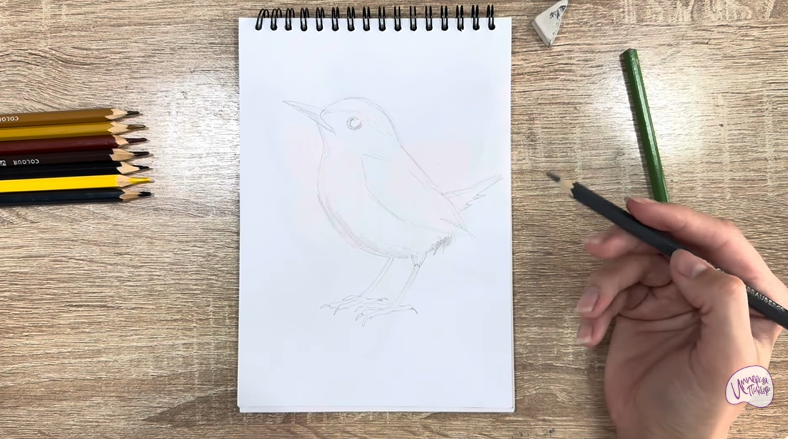 Рисуем Крапивник