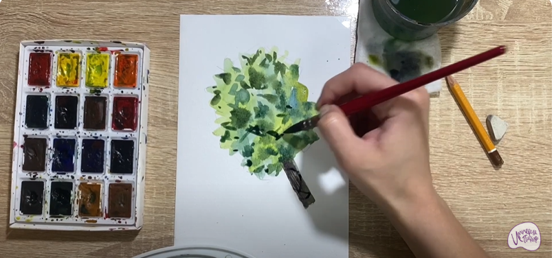 Рисуем Веник банный
