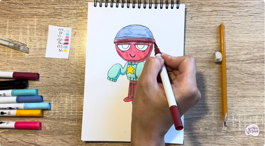 Рисуем Гиги из "Мир Денди"
