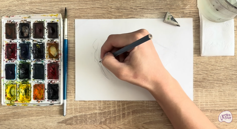 Рисуем Жабры рыбы