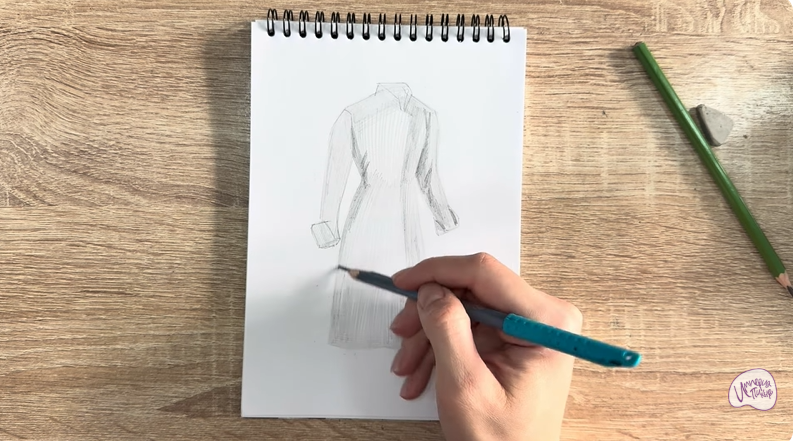 Рисуем Кафтан