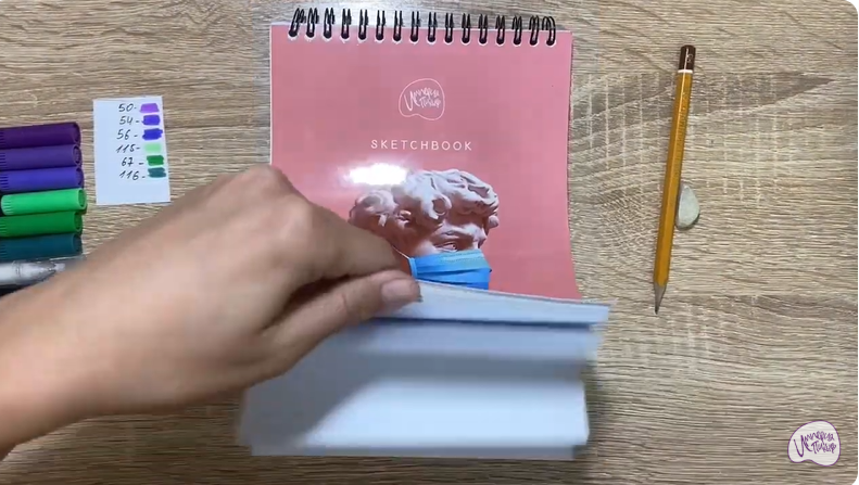 Рисуем Мультяшный баклажан