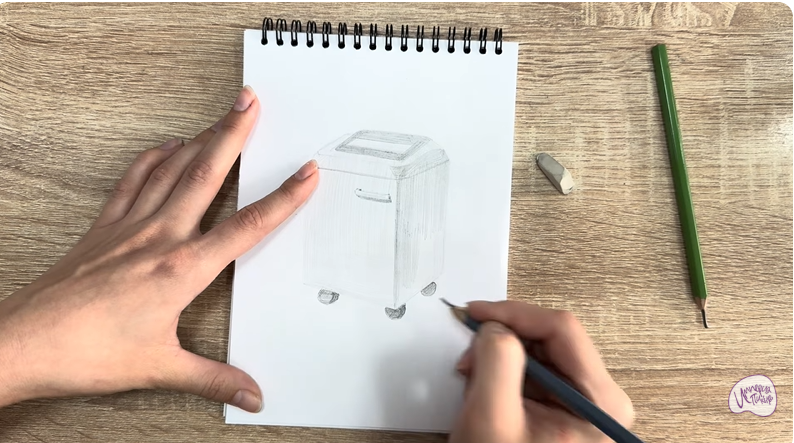 Рисуем Уничтожитель бумаги