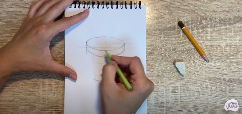 Рисуем Складной стакан