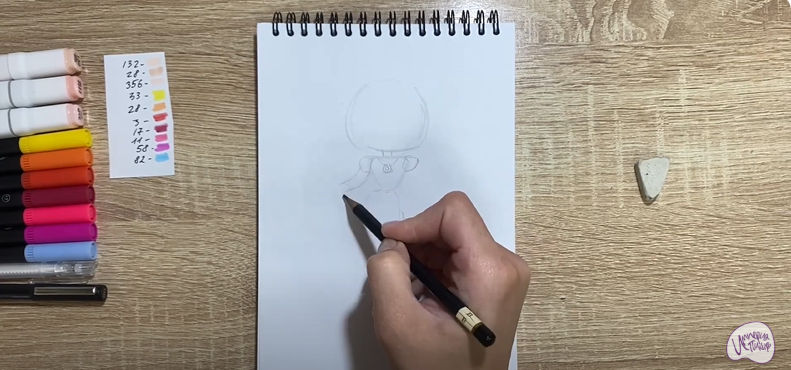 Рисуем Глория из "Геройчики"