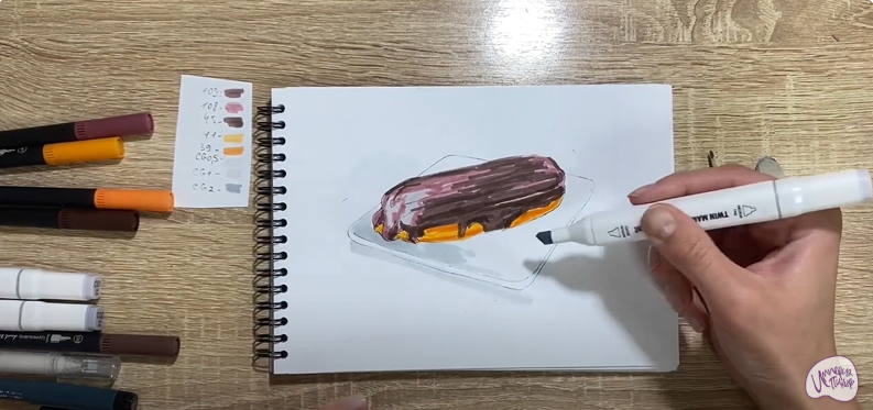 Рисуем Эклер