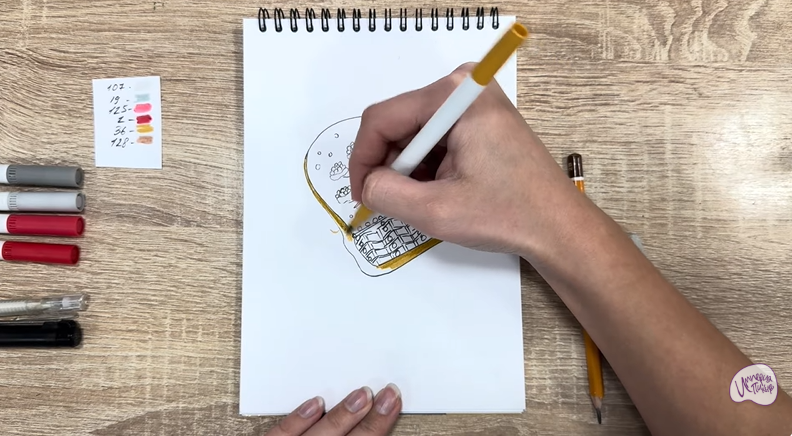 Рисуем Имбирный пряник