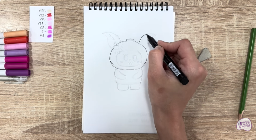 Рисуем Йокими