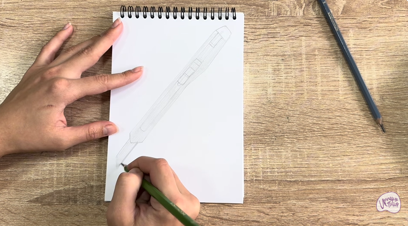 Рисуем Канцелярский нож