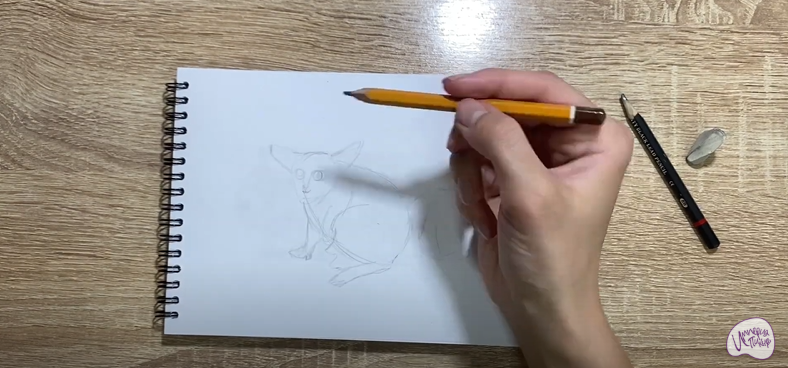 Рисуем Галаго