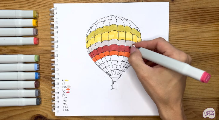 Рисуем Воздушный шар