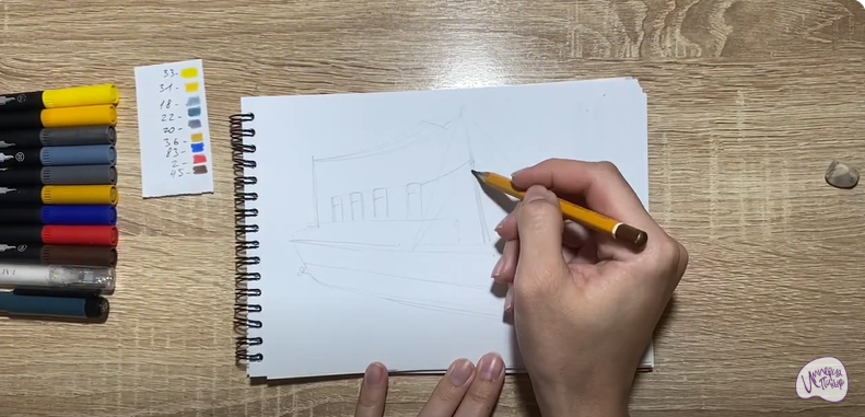 Рисуем Титаник