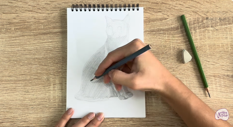 Рисуем Бурманский кот