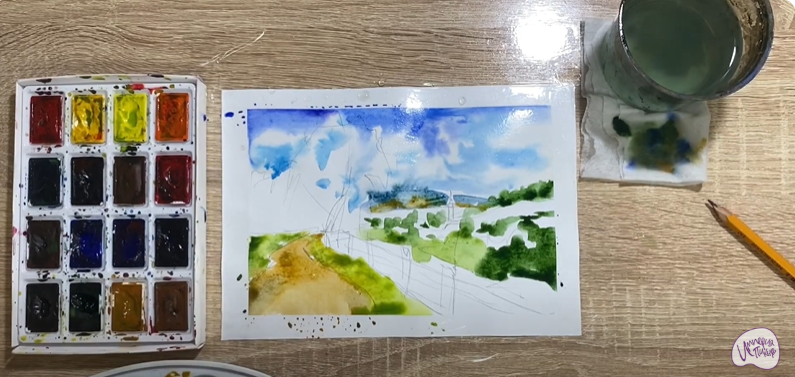 Рисуем Плёс