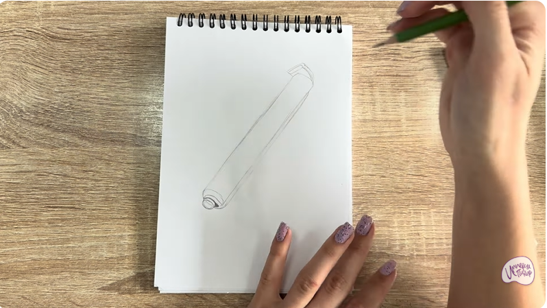 Рисуем Коклюшки для завивки