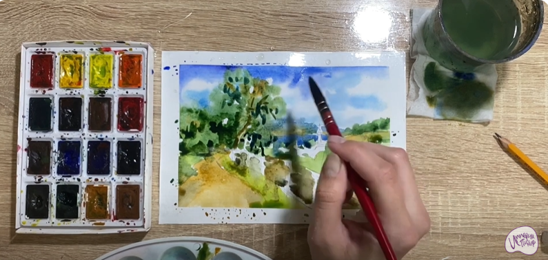 Рисуем Плёс