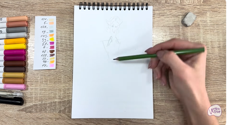 Рисуем Супербро из «Доктор Динозавров»