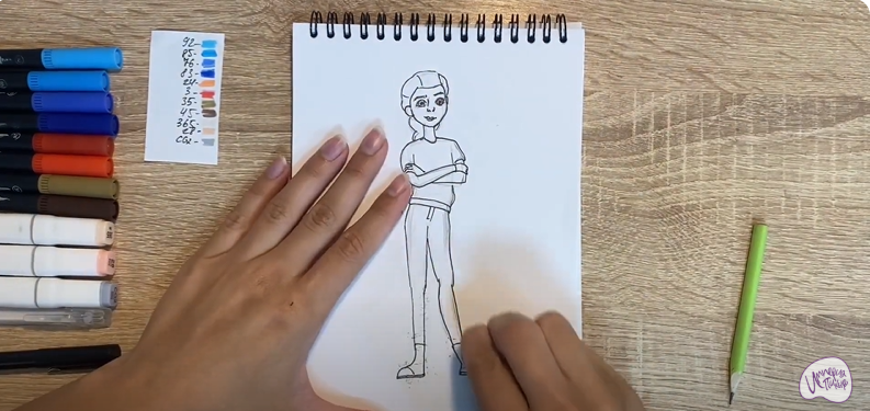 Рисуем Кристина из мультфильма "Финник"