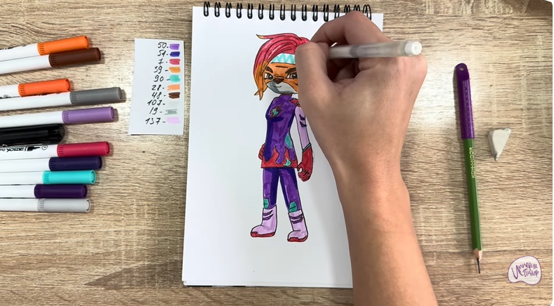 Рисуем Искра из "Джи-Джи Бонд"