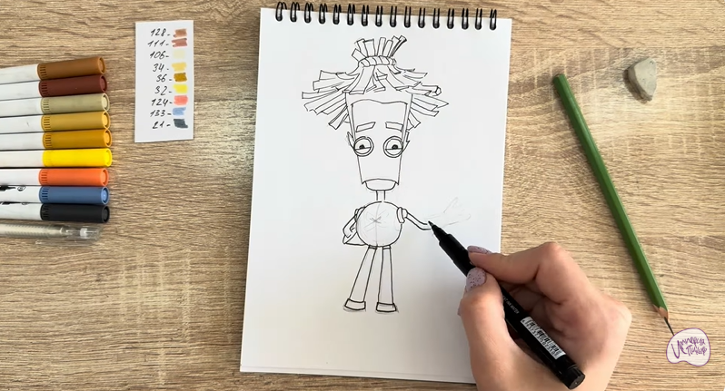 Рисуем Баквит из "Герои Энвелла"