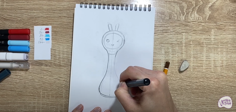 Рисуем Игрушка "Умный зайка"