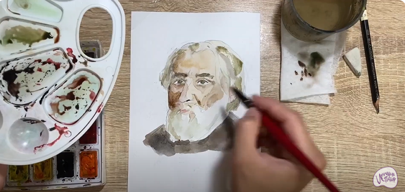 Рисуем Иван Сергеевич Тургенев
