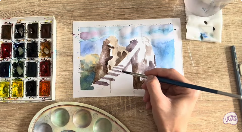 Рисуем Гора Ай-Петри