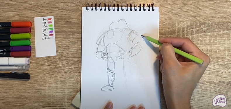 Рисуем Супергерой из "Геройчики"