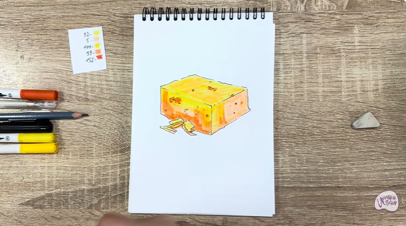 Рисуем Чеддер