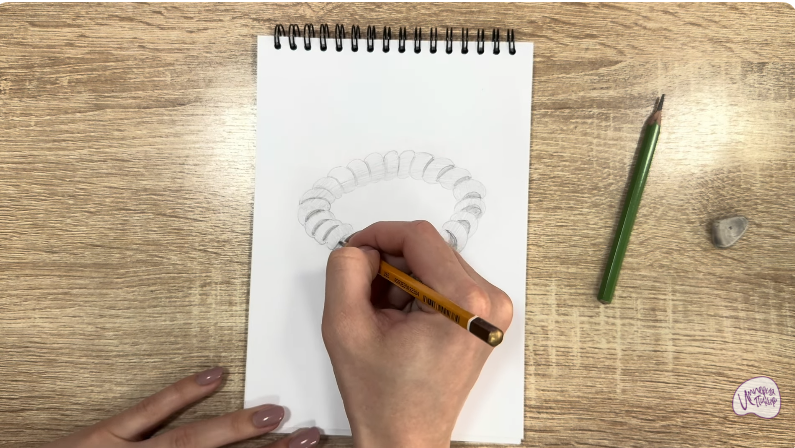 Рисуем Резинка-пружинка