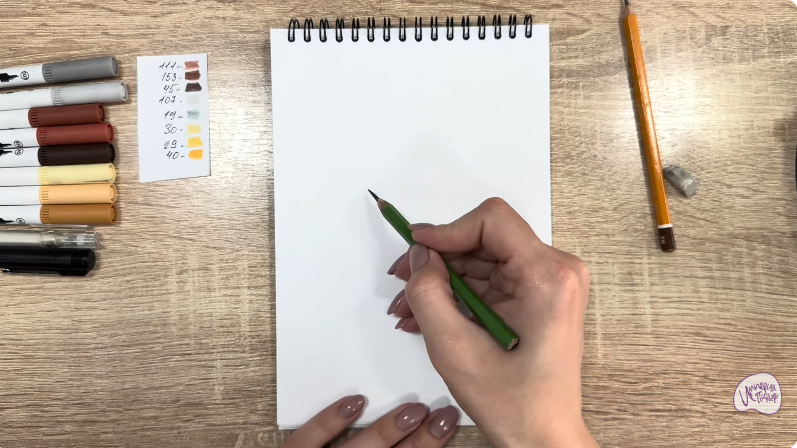 Рисуем Кекс "Зебра"