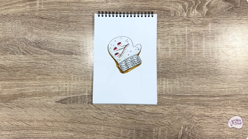 Рисуем Имбирный пряник