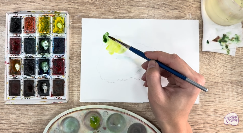 Рисуем Пекинская капуста