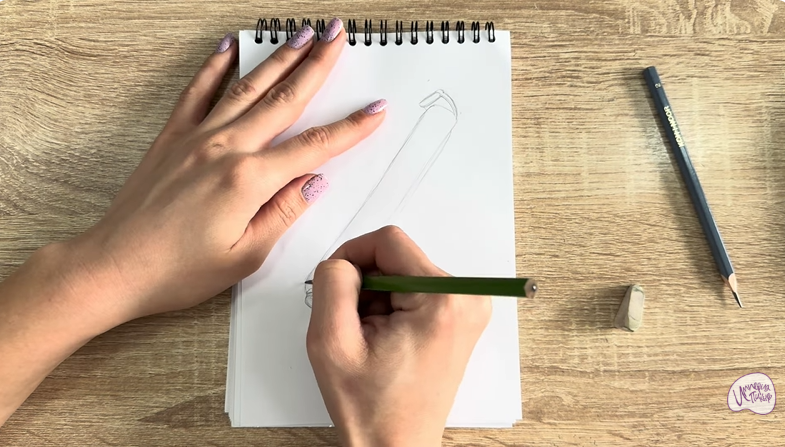 Рисуем Коклюшки для завивки