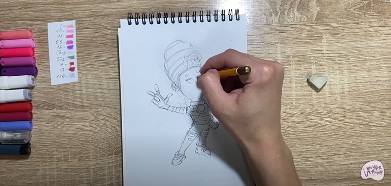 Рисуем Мася из "Фиксиков"