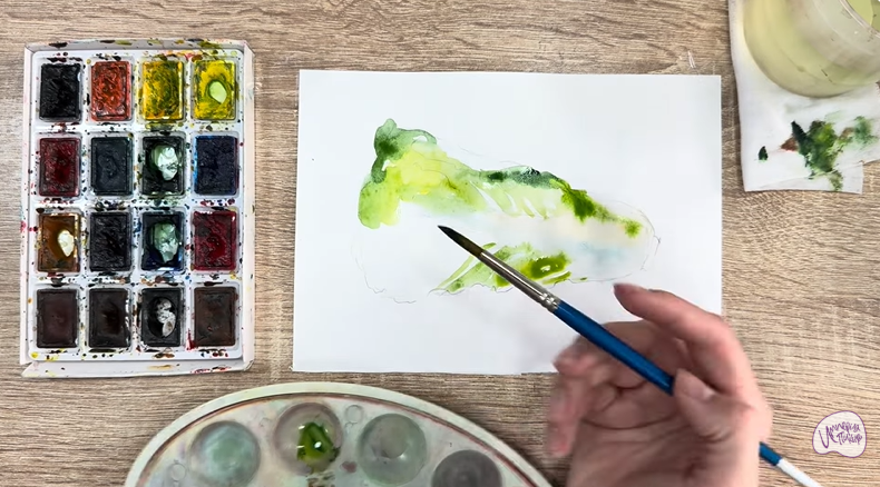 Рисуем Пекинская капуста