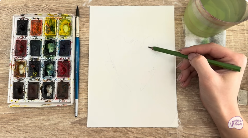 Рисуем Тис ягодный