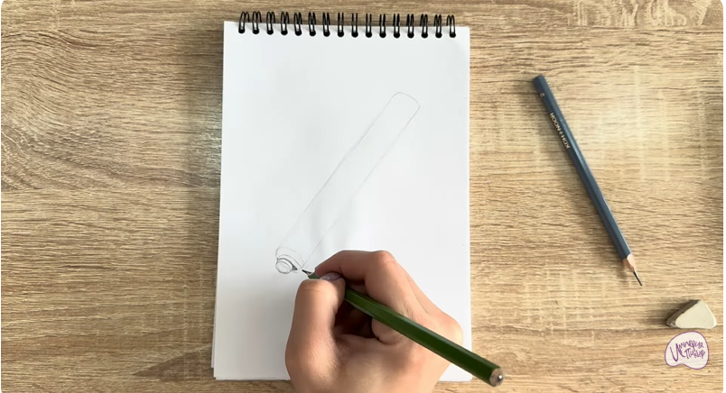 Рисуем Коклюшки для завивки