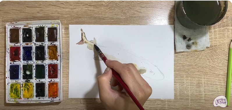 Рисуем Стерлядь