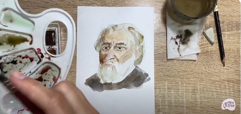 Рисуем Иван Сергеевич Тургенев