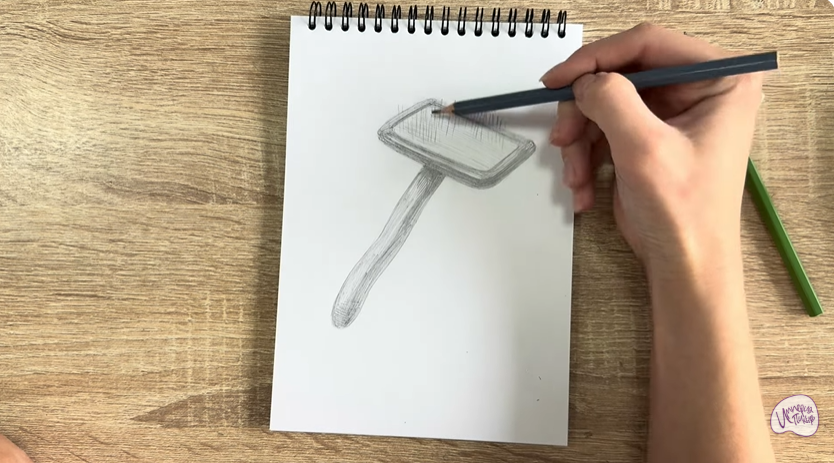 Рисуем Расческа для собаки
