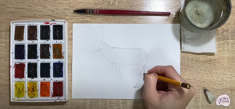 Рисуем Сайгак