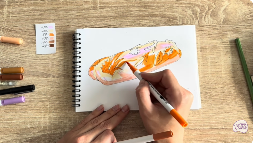 Рисуем Кулебяка