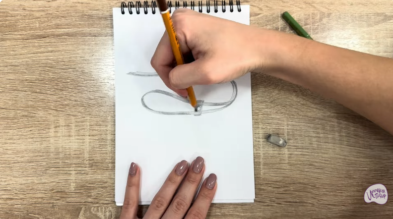 Рисуем Застежка-шнур